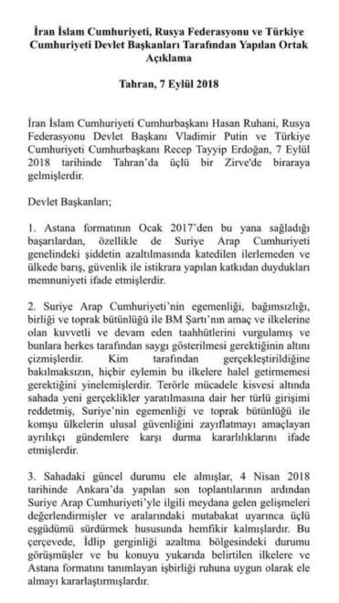 İran’da Erdoğan ve Putin arasında İdlib atışması - Resim: 1