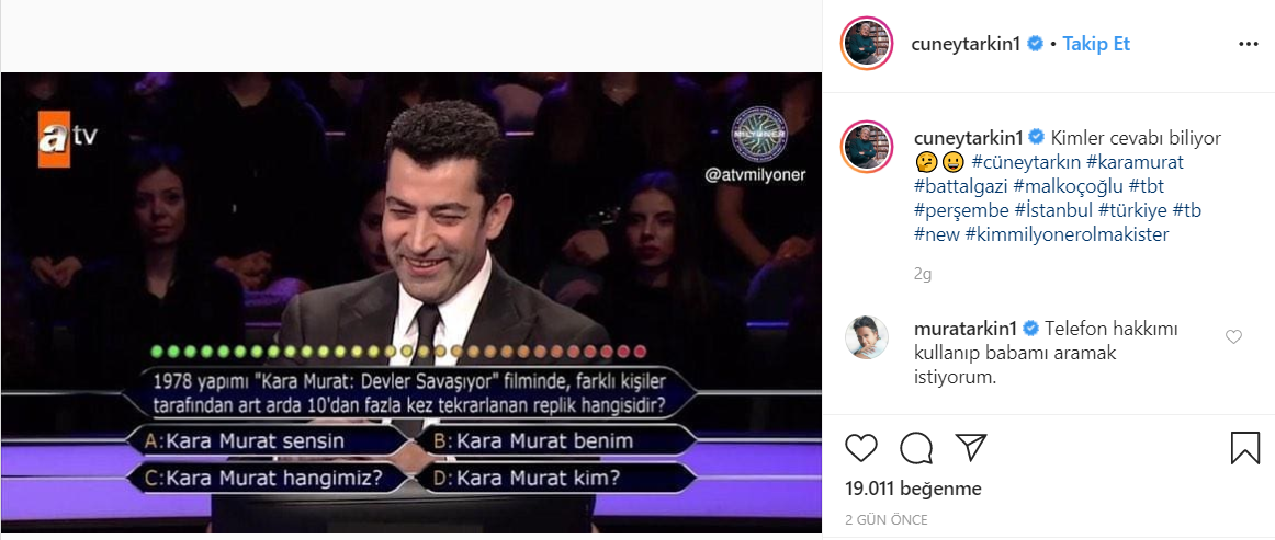 Cüneyt Arkın'ın oğlu Murat Arkın: Telefon hakkımı kullanıp babamı aramak istiyorum - Resim: 1