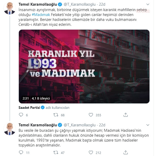 Temel Karamollaoğlu'ndan Sivas Katliamı açıklaması: Komisyon kurulmalı - Resim: 1