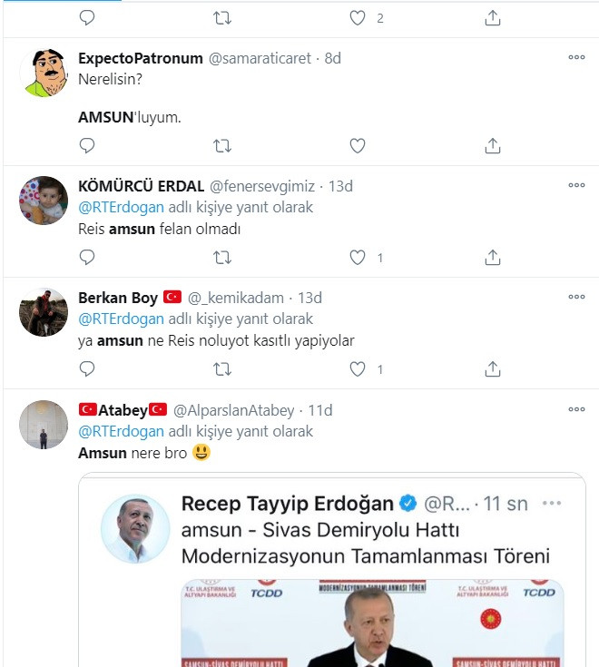 Erdoğan'ın sosyal medya ekibi Samsun'un S'sini unutunca ortalık karıştı - Resim: 2