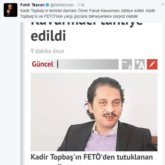 Fatih Tezcan'dan şok iddia: Kadir Topbaş'ın damadı Kavurmacı şantajla tahliye edildi - Resim: 3