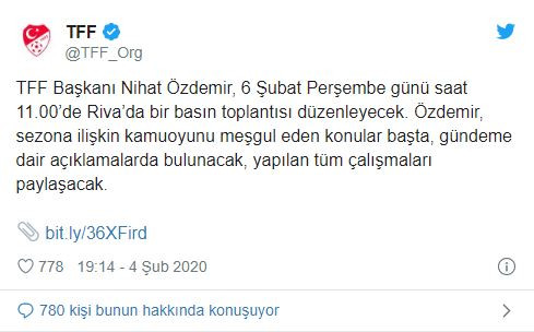 TFF Başkanı Nihat Özdemir’den flaş karar! - Resim: 1