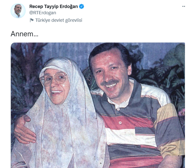 Erdoğan, Annesiyle Fotoğrafını Paylaştı - Resim: 1