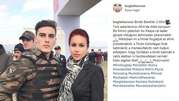 Ünlü Macar oyuncu Csösz'den Türk askerine destek - Resim: 1