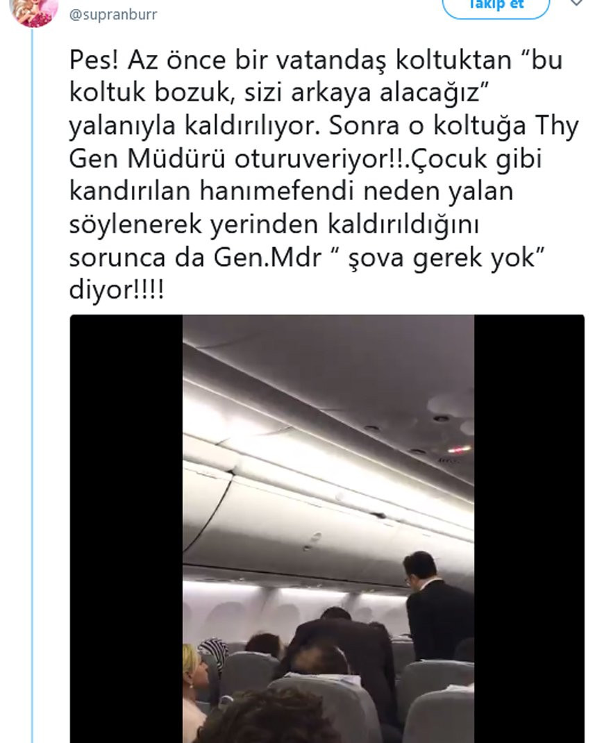 THY uçağında koltuk skandalı: Bozuk diye kaldırıp Yönetim Kurulu Başkanı oturtuldu - Resim: 1