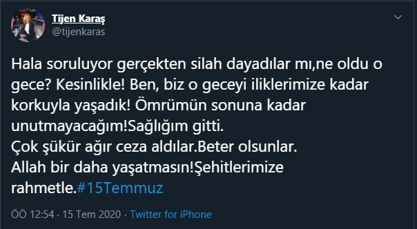 TRT Spikeri Tijen Karaş 15 Temmuz'u anlattı: Hala soruluyor.. - Resim: 1