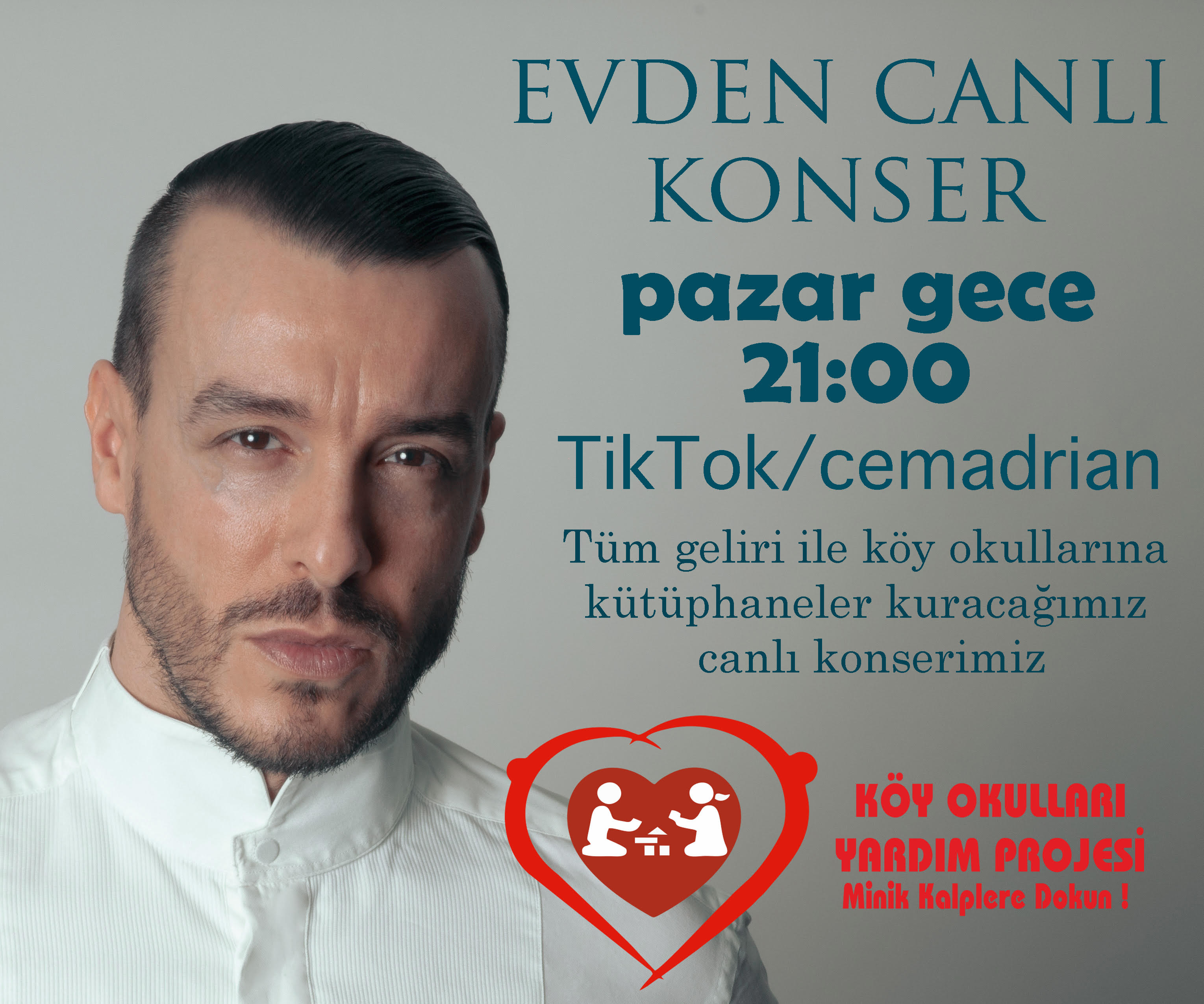 Cem Adrian'dan Tiktok'ta Yardım Konseri - Resim: 1