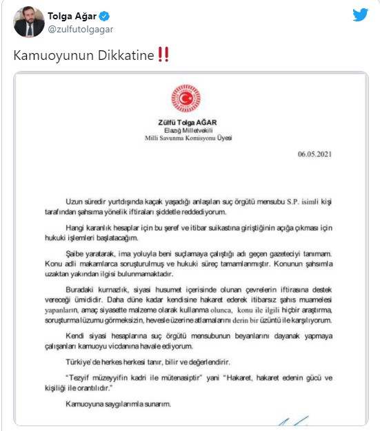 Tolga Ağar'dan Sedat Peker'in İddialarına Yanıt - Resim: 1