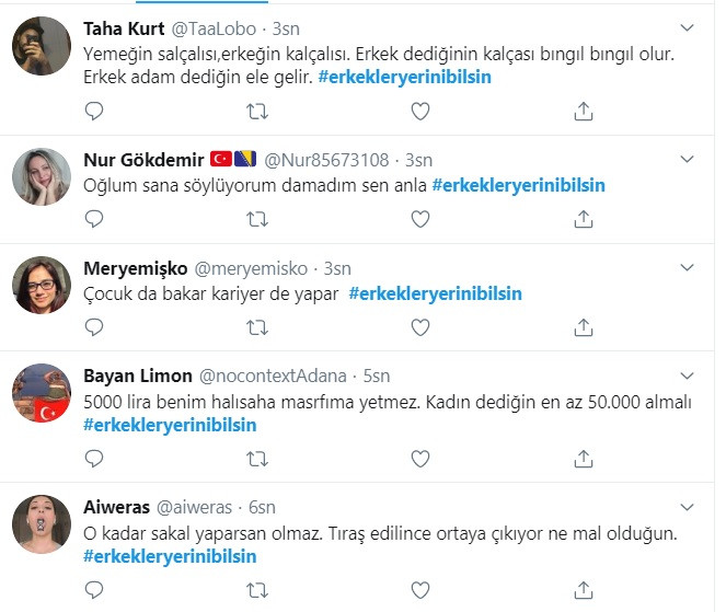 Kadınlar cinsiyetçiliğe isyan etti: Erkek yerini bilsin #erkekleryerinibilsin - Resim: 2