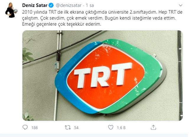 TRT Spor’un ünlü spikeri Deniz Satar neden istifa etti? - Resim: 1