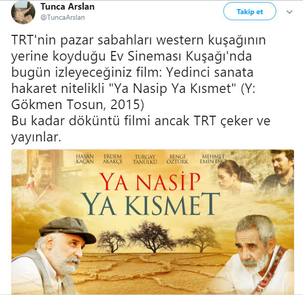 TRT 1'de western kuşağı yerine Hasan Kaçan filmi sürprizi - Resim: 2