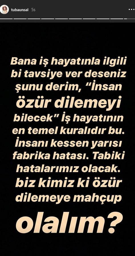 Tuba Ünsal: İş hayatının en temel kuralıdır bu - Resim: 1
