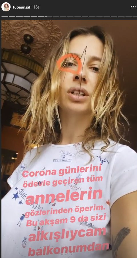 Tuba Ünsal’dan annelere: Balkonumdan sizi alkışlayacağım - Resim: 1