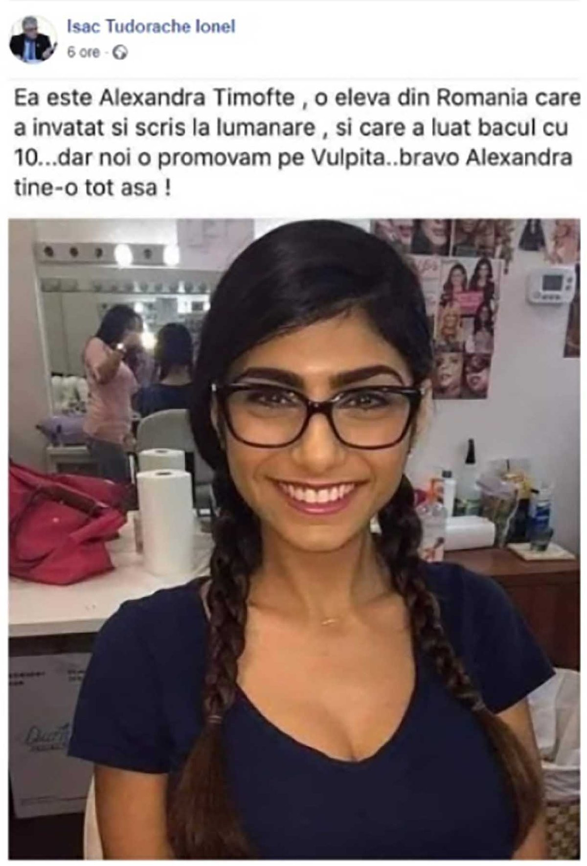 Romanyalı siyasetçi porno yıldızını öğrenci diye paylaşınca ortalık karıştı - Resim: 1