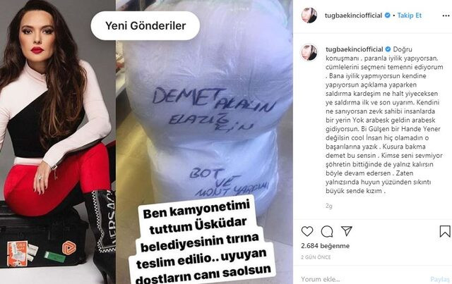 Tuğba Ekinci'den Demet Akalın'a olay sözler! Ne halt yiyeceksen ye! - Resim: 1