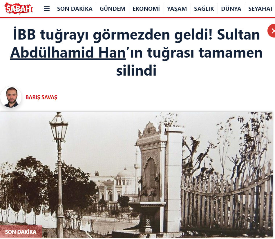 Sabah'ın Abdülhamid Yalanı Ortaya Çıktı: Tuğra Yerinde Duruyor - Resim: 3