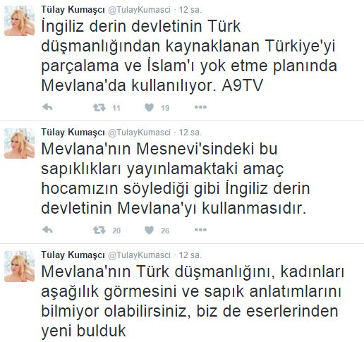 Tülay Kumaşçı'dan şok Mevlana paylaşımı! - Resim: 3