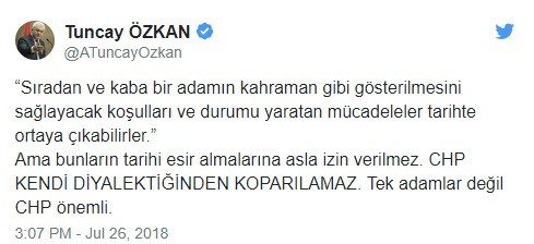 Tuncay Özkan'dan Muharrem İnce'ye: Sıradan ve kaba bir adam - Resim: 1