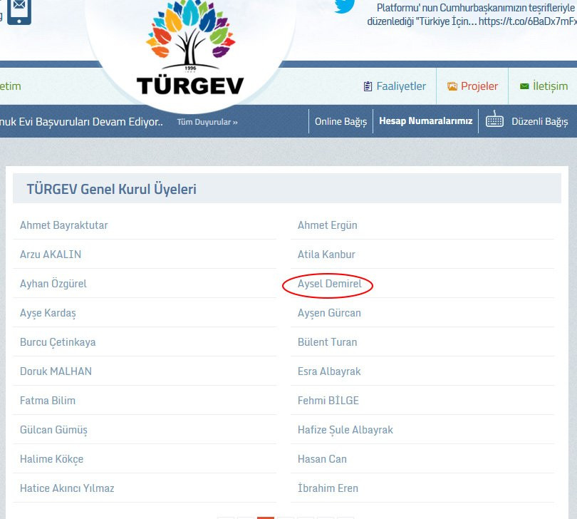 Tartışılan Danıştay üyesi Aysel Demirel TÜRGEV yöneticisi çıktı - Resim: 2