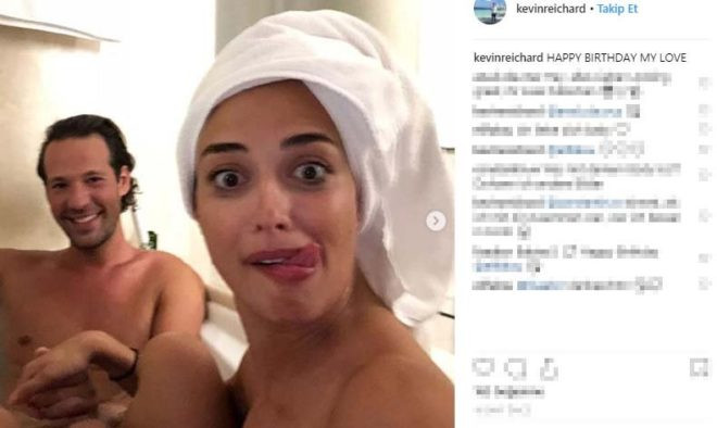 Türk model Elif Aksu’dan sevgilisiyle küvet pozu - Resim: 1