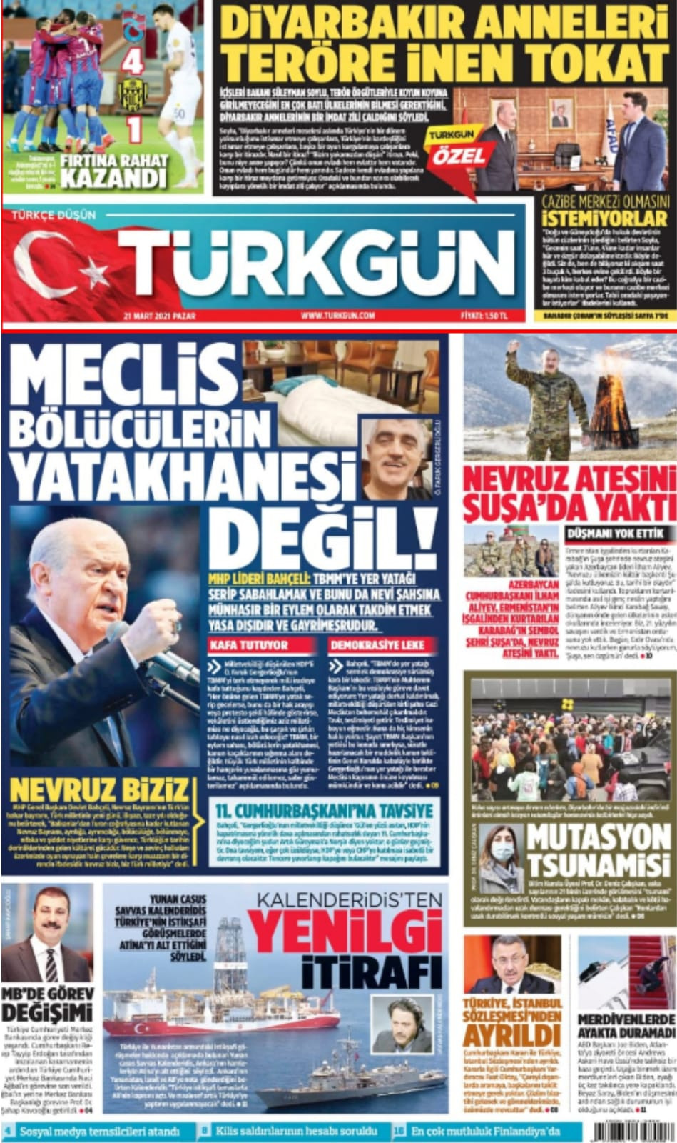 MHP'nin Yayın Organı Türkgün'den Soylu Görevine Devam Etsin Mesajı - Resim: 2