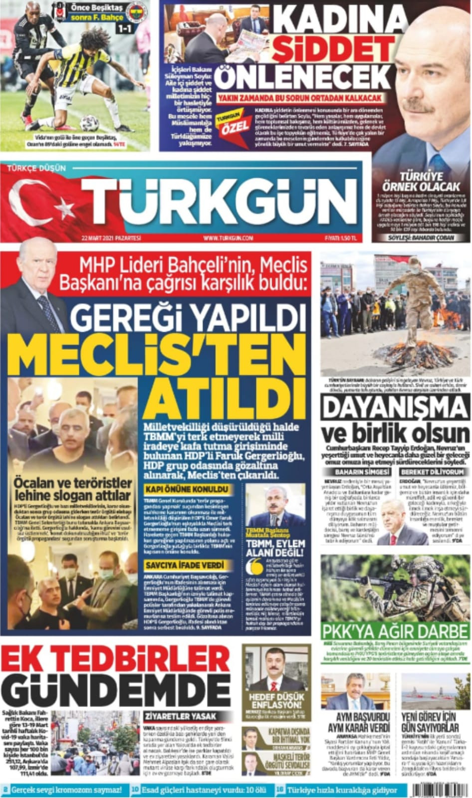 MHP'nin Yayın Organı Türkgün'den Soylu Görevine Devam Etsin Mesajı - Resim: 3