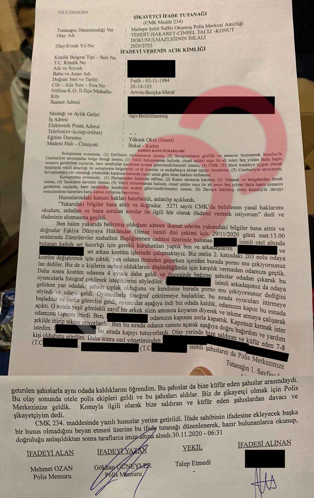 EDHO setindeki kadın çalışanlara otel odasında cinsel saldırı rezaleti - Resim: 1