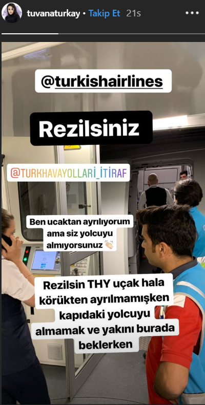 Tuvana Türkay'dan THY'ye tepki: Rezilsiniz - Resim: 1