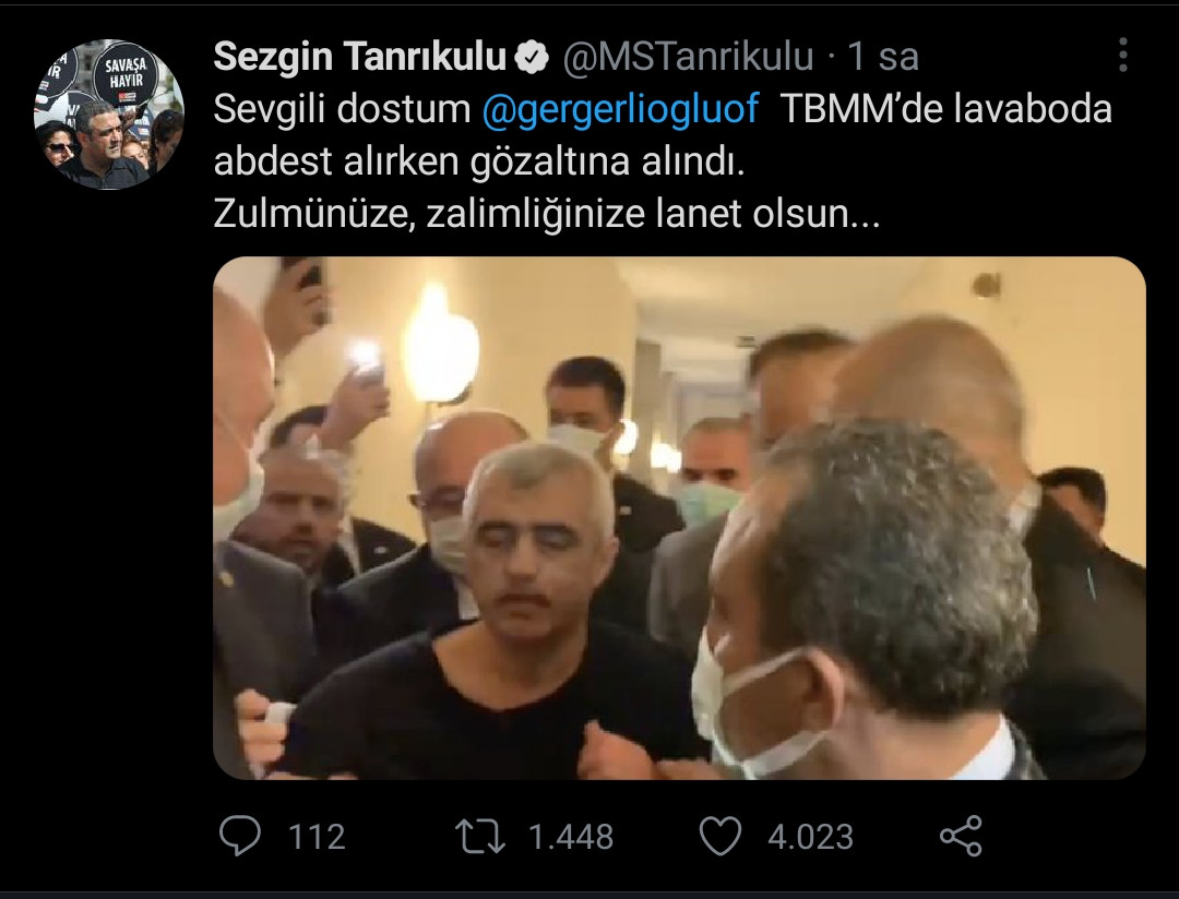 Ömer Faruk Gergerlioğlu'nun Meclis'te Gözaltına Alınma Anı Görüntüleri Ortaya Çıktı - Resim: 1