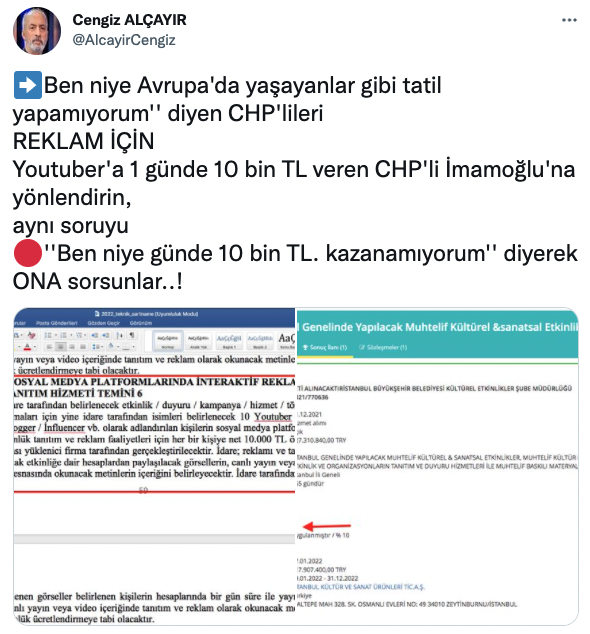 İBB’nin YouTuber'lara Akıttığı Paralar Tartışma Yarattı - Resim: 1