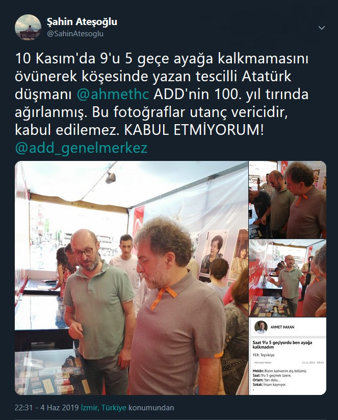 Ahmet Hakan Atatürkçü Düşünce Derneği tırını ziyaret etti sosyal medya karıştı - Resim: 1