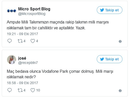 Vodafone Park'ta büyük ayıp! Milli Marşı ıslıklamak nedir? - Resim: 4