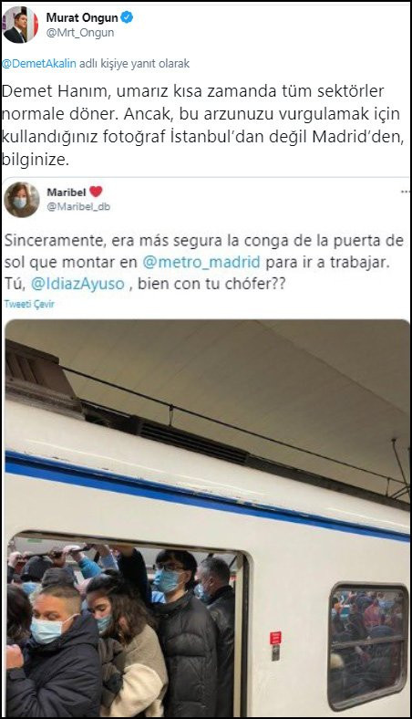 İBB Sözcüsü Murat Ongun ve Demet Akalın'ın Metro Atışması - Resim: 2