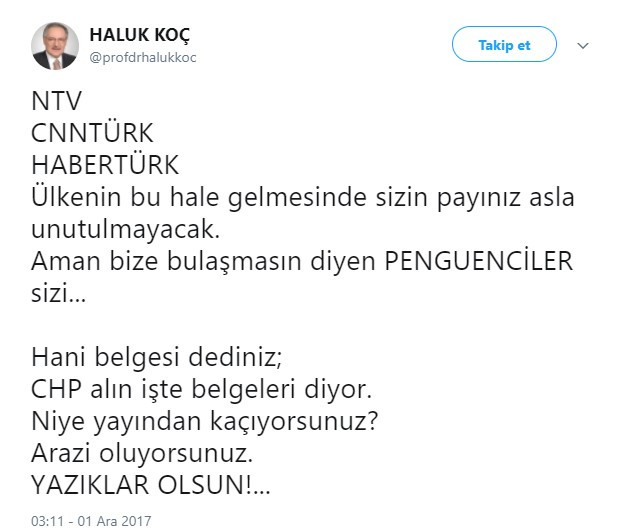 CHP'den üç televizyona: Niye kaçıyorsunuz yazıklar olsun - Resim: 1