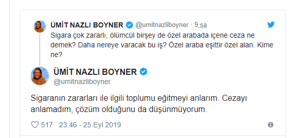 Boyner’den Erdoğan’a sigara eleştirisi: Özel araba eşittir özel alan! - Resim: 1