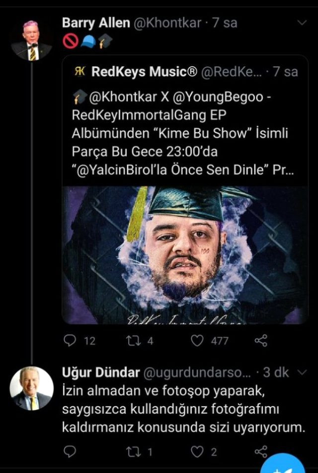 Ünlü rapçi Khontkar, Uğur Dündar'ı çok kızdırdı - Resim: 1