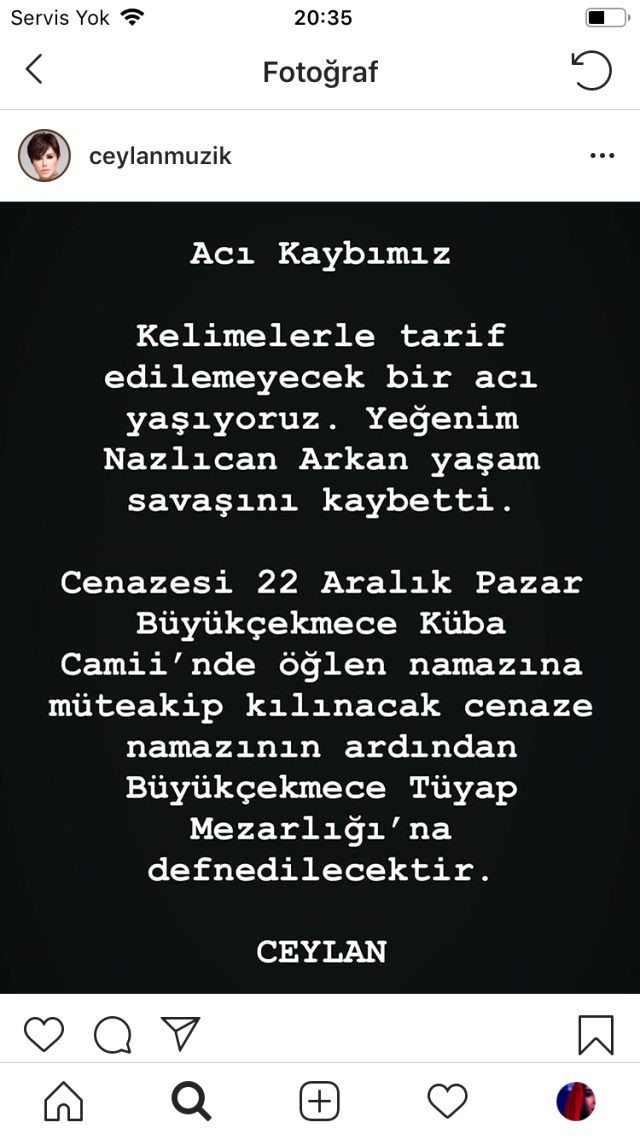 İşte Benim Stilim yarışmacısı ve Türkücü Ceylan'ın yeğeni Nazlıcan Arkan hayatını kaybetti - Resim: 1