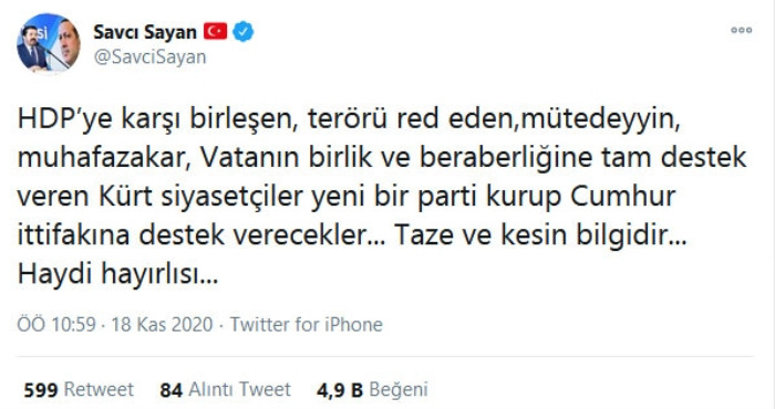 HDP karşıtı Kürt siyasiler AKP'ye yakın parti kuruyor - Resim: 1