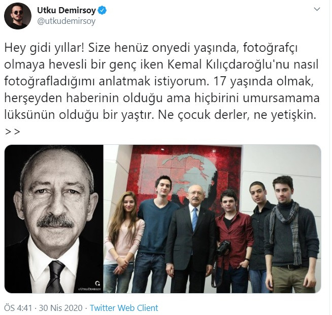 Bir Kılıçdaroğlu fotoğrafıyla hayatı değişen 17 yaşındaki gencin öyküsü - Resim: 1
