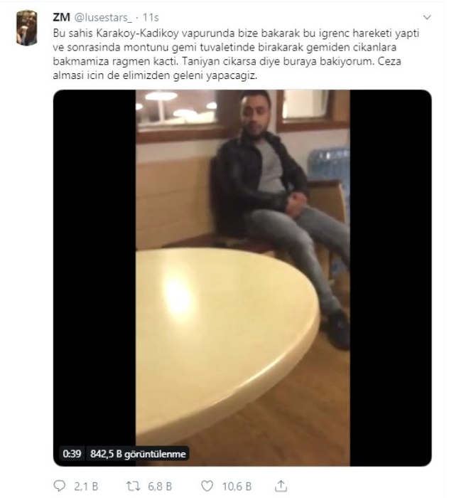 Vapurda iğrenç olay! Kadınlara bakarak mastürbasyon yaptı - Resim: 1