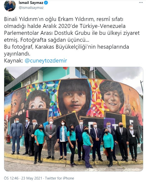 Erkan Yıldırım'ın Venezuela'daki Fotoğrafları Ortaya Çıktı - Resim: 1