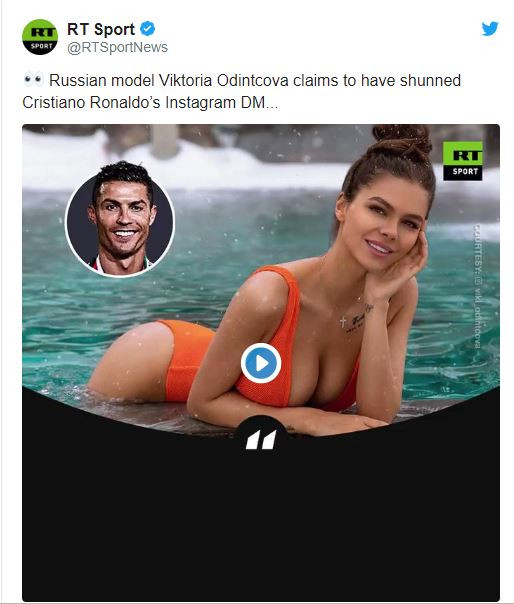 Rus model: Ronaldo Instagram’dan bana yazdı ama sallamadım - Resim: 1