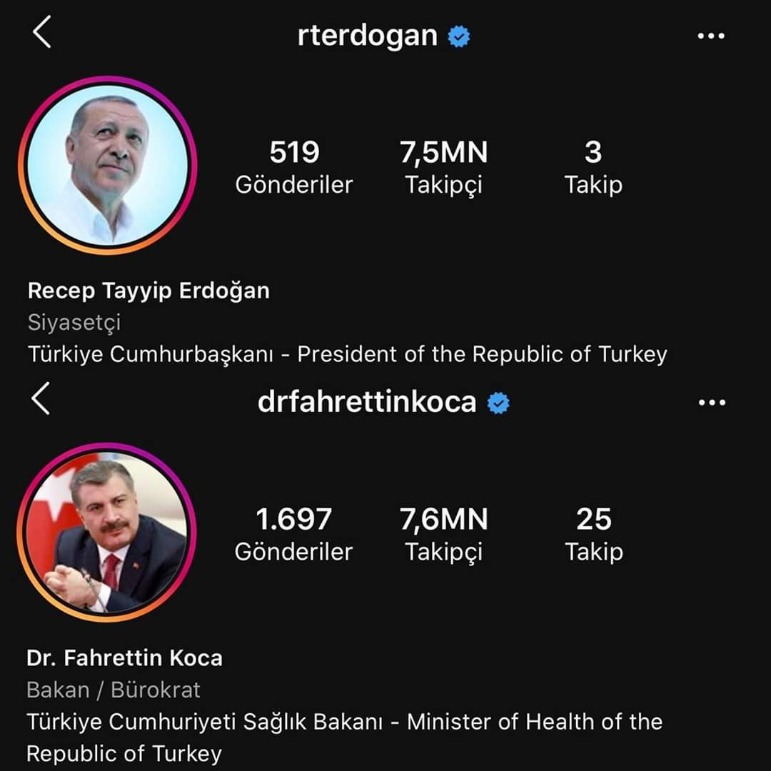 Fahrettin Koca takipçi sayısında Erdoğan'ı geçti! - Resim: 1