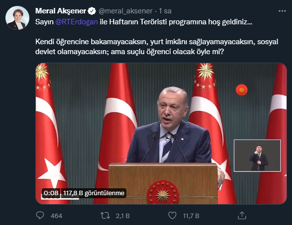 Akşener'den Erdoğan'a Barınamıyoruz Tepkisi! Öğrencine Bakamayacaksın Ama.. - Resim: 1