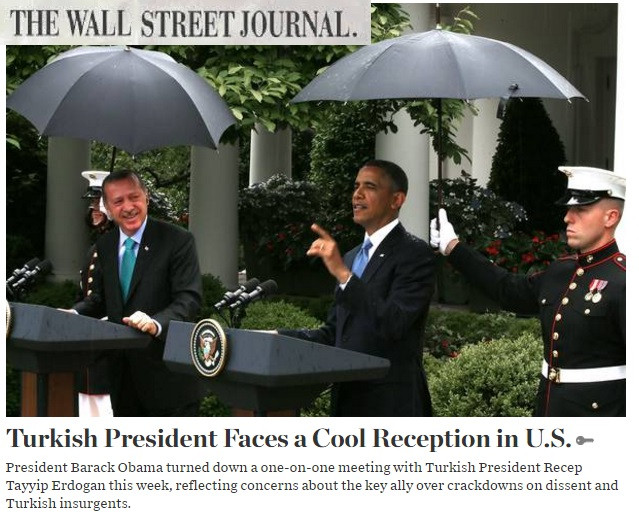 WSJ: Obama Erdoğan ile baş başa görüşmeyecek! - Resim: 1