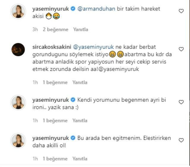 Yasemin Yürük'ü Takipçisinin Yorumu Kızdırdı - Resim: 1