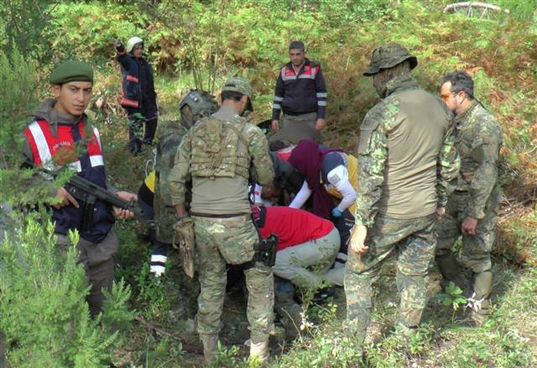 Airsoft oyunu sırasında kuyuya düştü! - Resim: 1