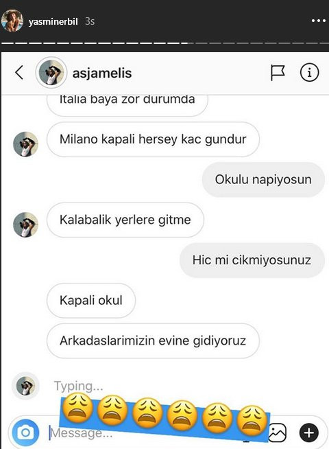 Yasmin Erbil’den Korona paylaşımı: Durum ciddi, İtalya zor durumda… - Resim: 2