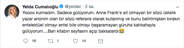 Nilgün Bodur'dan çalıntı söz iddialarına cevap: Anonim sandığım bir söz... - Resim: 1