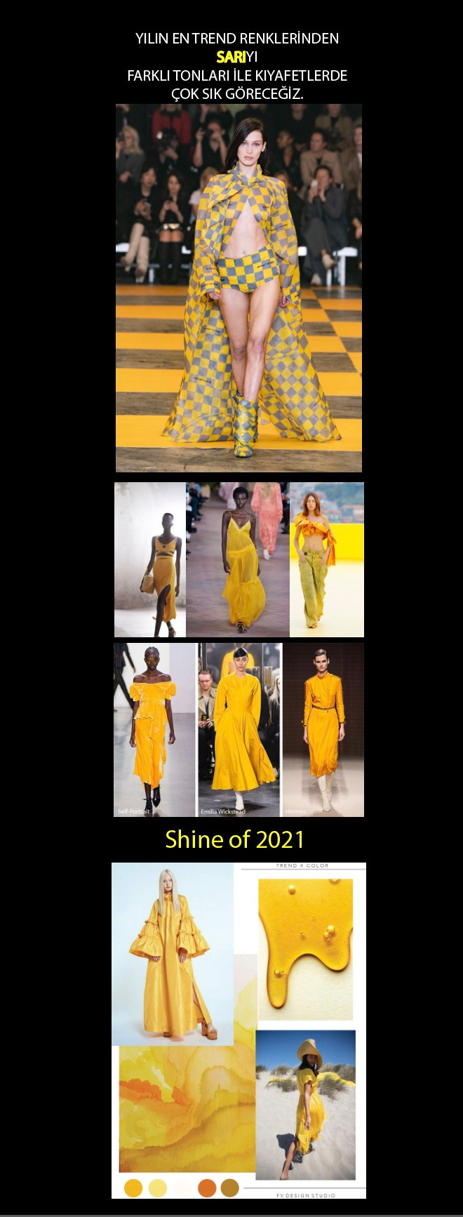Pandemi Sonrası Moda Trendleri: 2021'in Rengi Sarı Olacak - Resim: 2